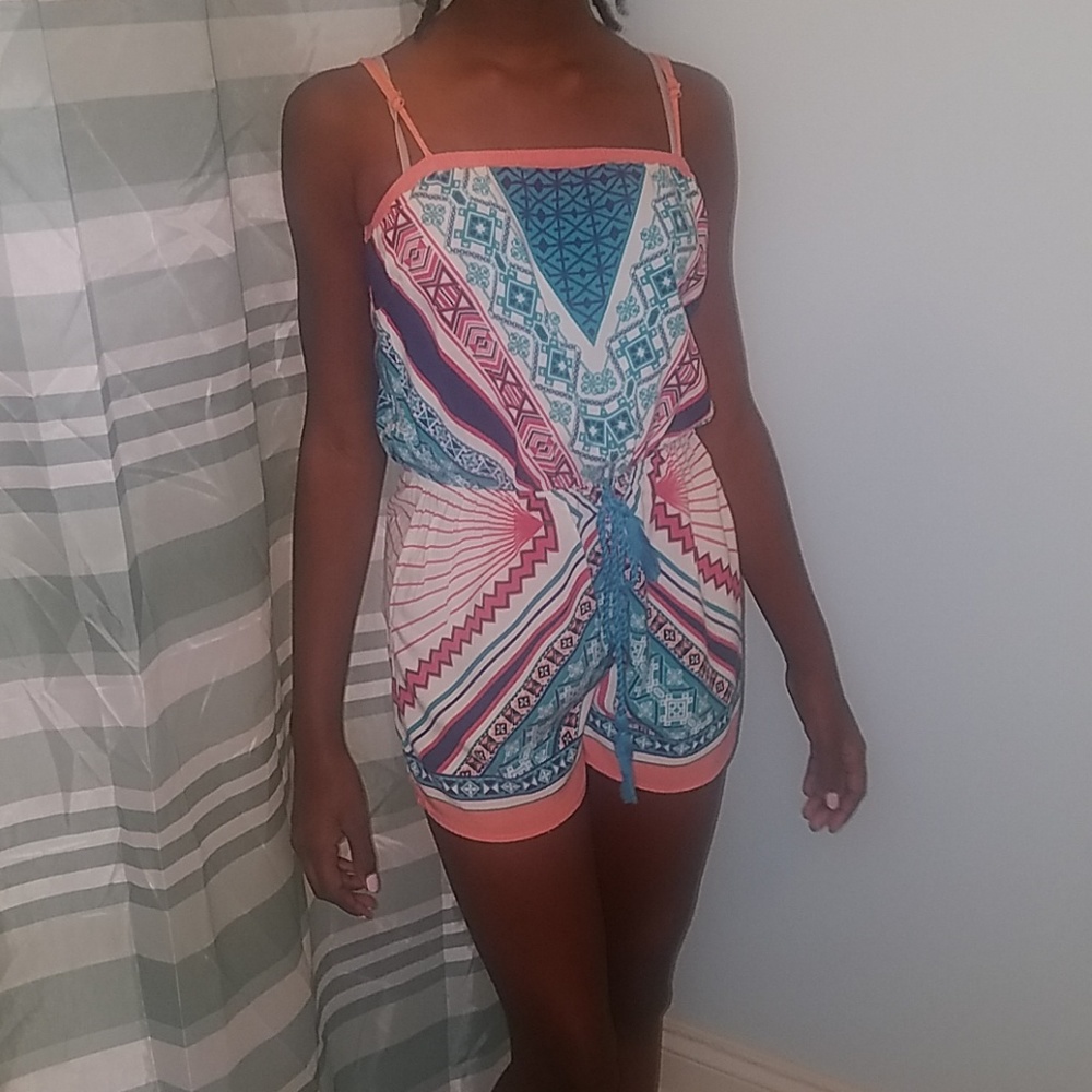 Flying Tomato Aztec Pattern Romper Junior Size Sm - image 2